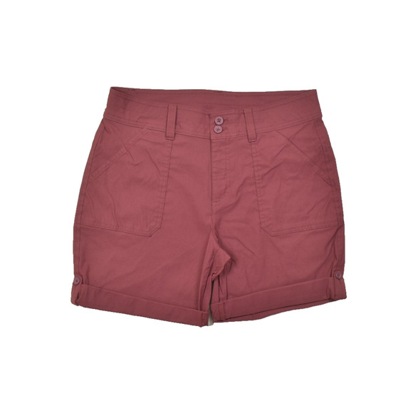 Eddie Bauer Women's Rolled Hem Bermuda Shorts Regular Size 8 - Picture 1 of 8